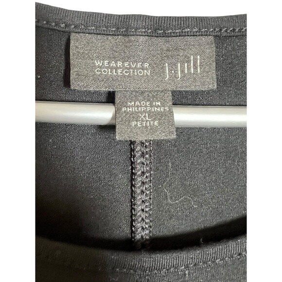 J Jill Wearever Black Sleeveless Maxi Dress XL Petite Minimalist Travel‎ - Picture 5 of 10